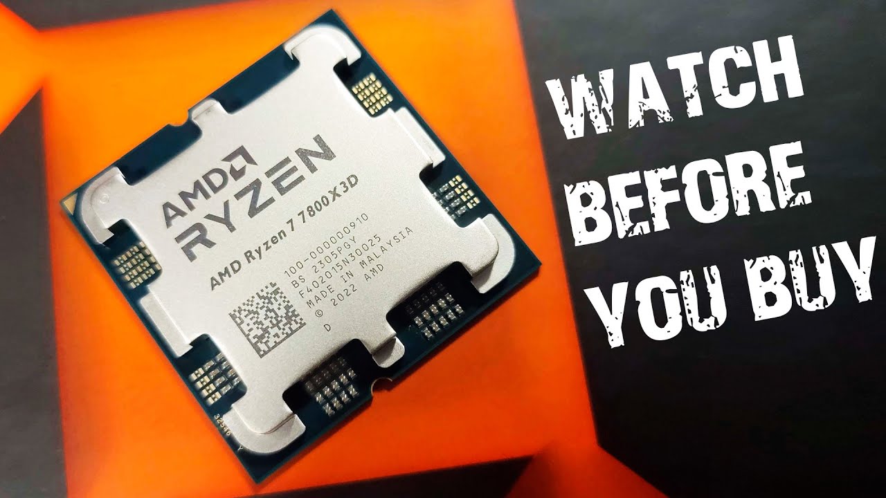 AMD Ryzen 7 7800X3D - IT'S IMPRESSIVE! - YouTube