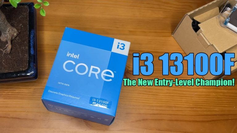 Intel Core i3 13100F Review - Squeezing EVEN MORE Performance out of 4 Cores!  - YouTube