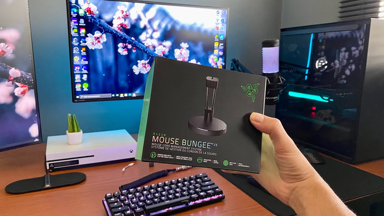 Mouse Bungee Razer V3 - YouTube